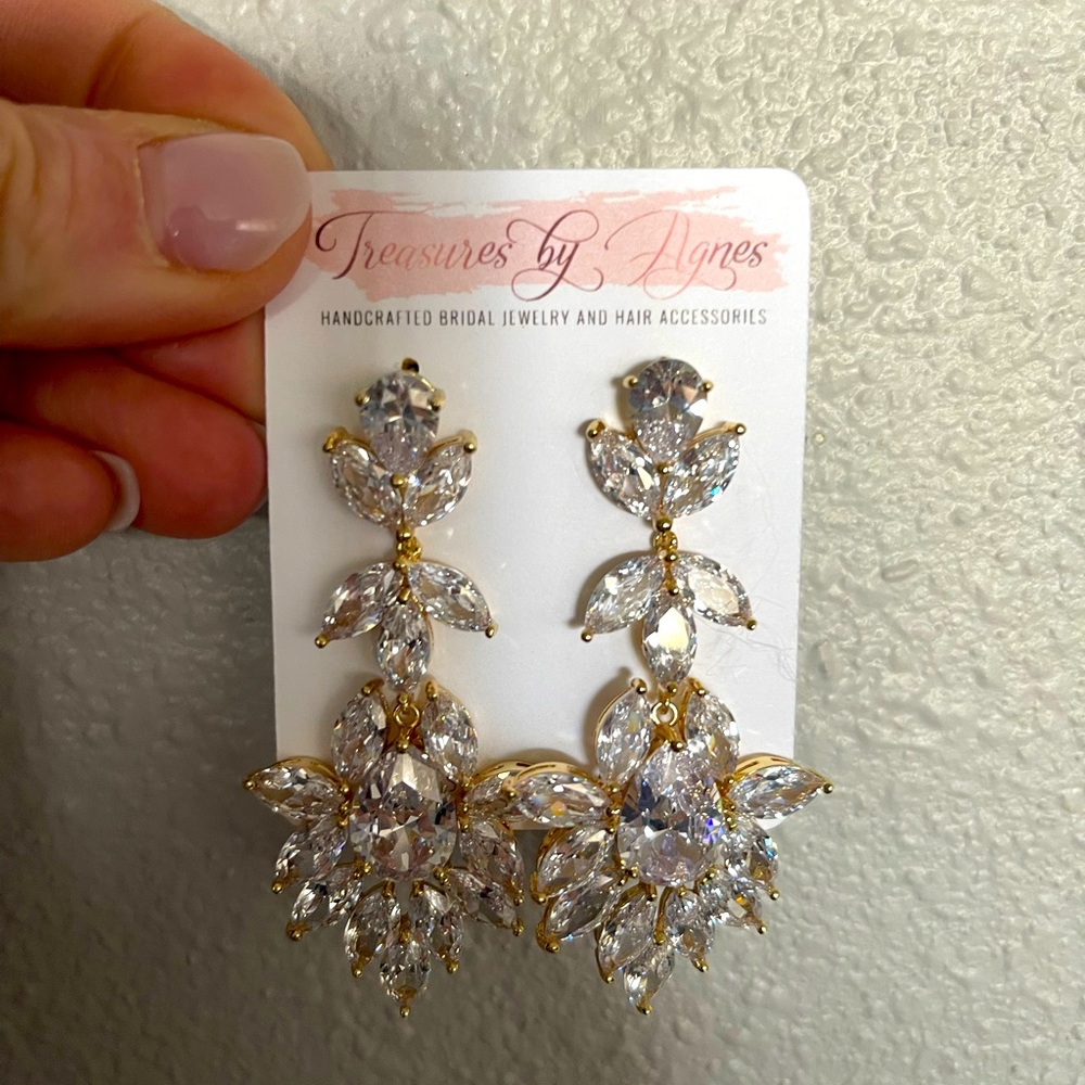 Gold Statement Earrings